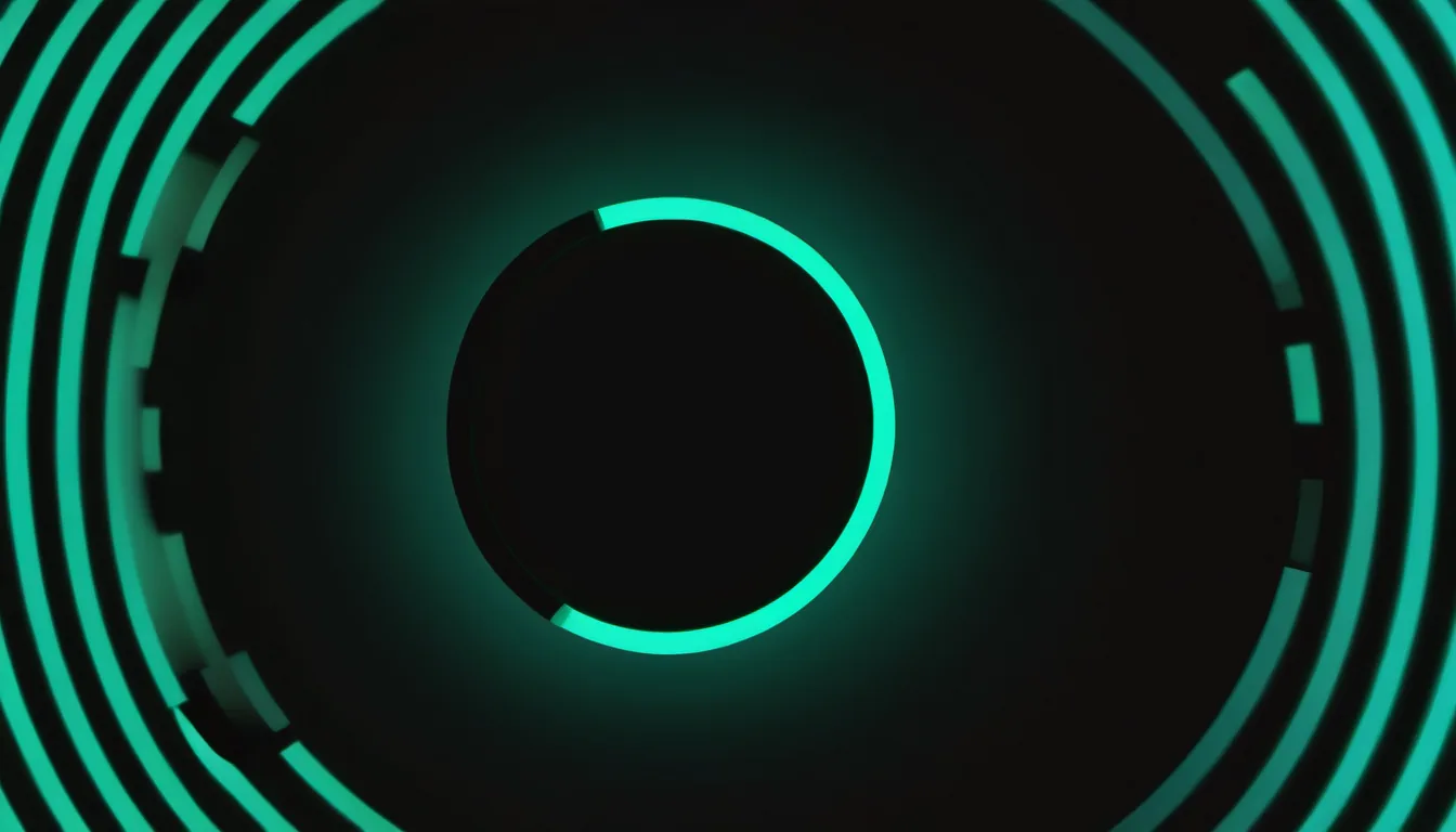 Abstract ambiguous threshold marks illustration in emerald green on near-black charcoal — decorative header for What a Sleeping Bag Temperature Rating Actually Promises